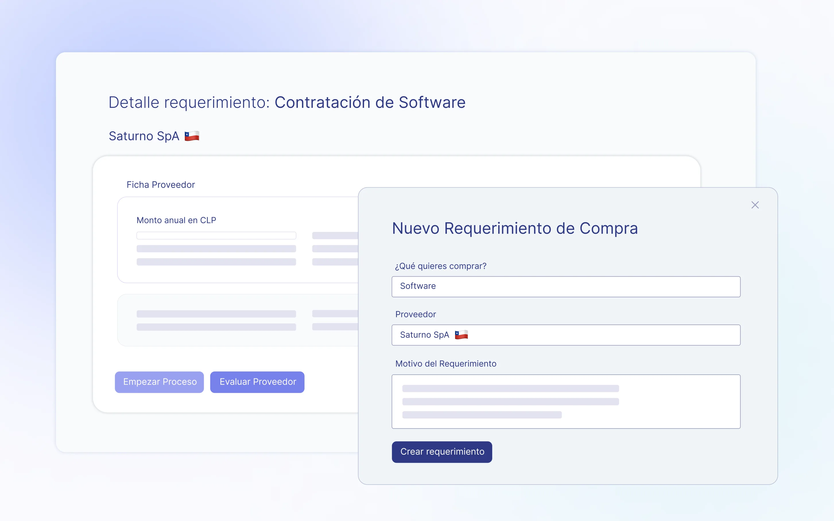 Módulo de Requerimientos de Compra