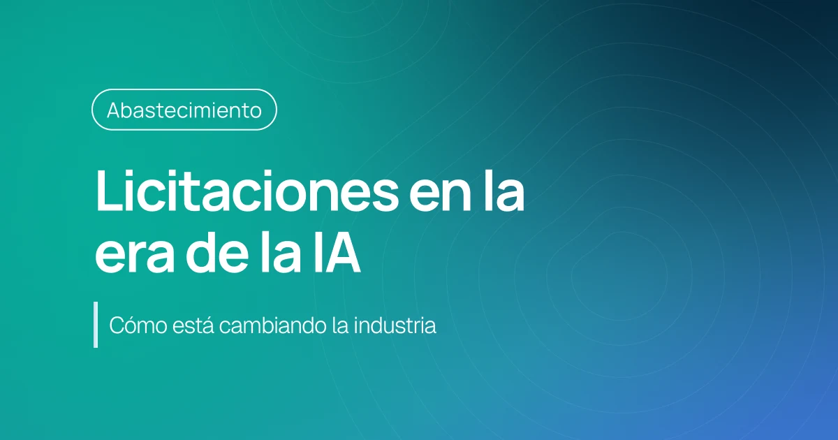 Licitaciones privadas en la era de la IA