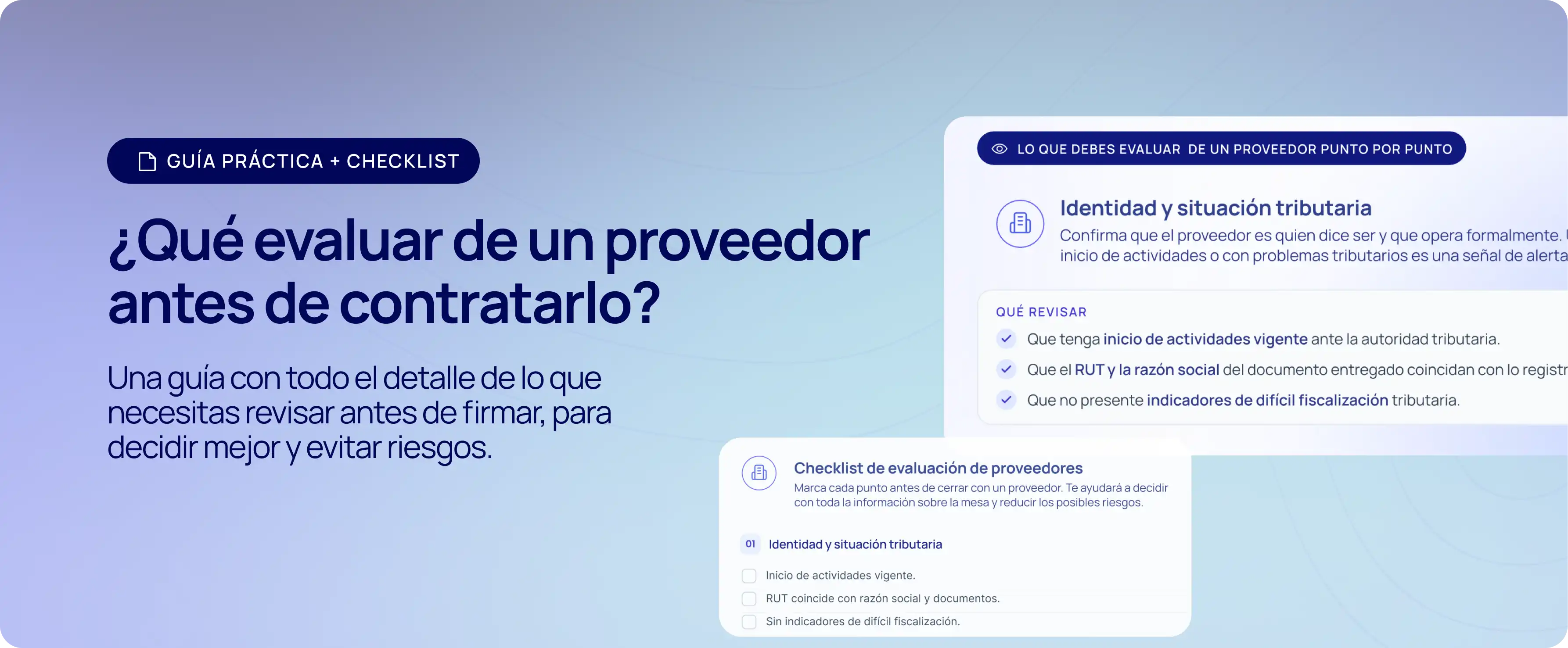 Vista previa de la guía de evaluación de proveedores: qué evaluar de un proveedor antes de contratarlo